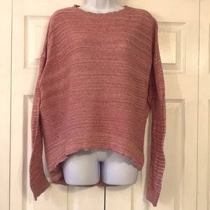 Lou & Grey Oversized Drop Shoulder Hi-Low Hem Long Sleeve Top Women’s Sz Medium